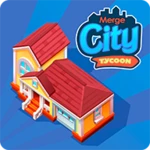 Logo of Merge City Tycoon — Idle Game android Application 